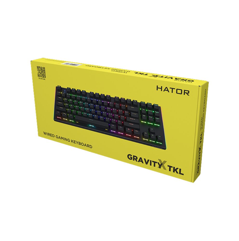 Gravity X TKL (HTK550UA) black, Cyrillic layout